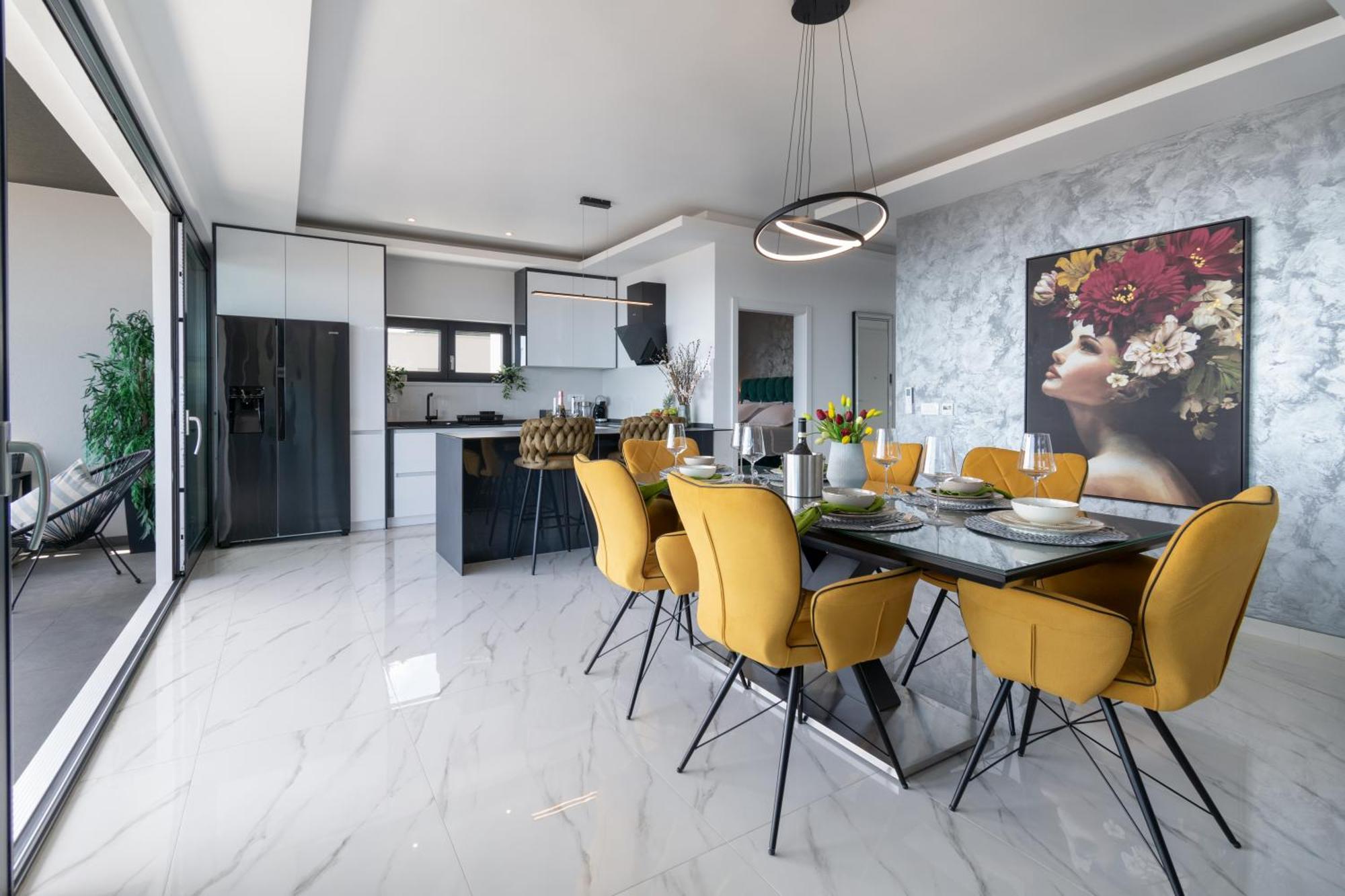 Lux Penthouse Panoramic View With Jacuzzi Apartment Makarska Exterior foto